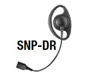 Replacement Parts: D-Ring earphone with Braided Fiber Cable and SNAP connector.