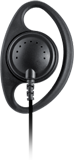 <B>"SCOUT" EH-1200 Series(SC/XC/X) - Medium Duty Earphone: </b>LISTEN ONLY D-style earphone available with coiled or straight cable in three different cable lengths. 