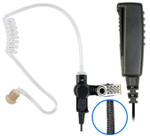 <b><span style='color: red;'>BRAIDED FIBER 2-WIRE KIT</span></strong>-Surveillance Kit with noise reduction mic on separate cables allow mic & PTT to be conveniently and discreetly located. </strong></p>