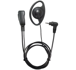 <b><span style='color: blue;'>PRO-GRADE Series</span> LMC-1DR Series Lapel Microphone with D Ring Earpiece that can be used on either ear.</b>