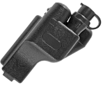 <b>PA-523 Quick Disconnect Adapter for Motorola multipin radios: </b>Allows the use of a PRYME Quick Disconnect (x05) style audio accessory with compatible Motorola portable radios. 