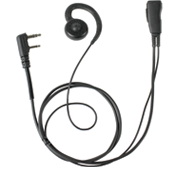<b><span style='color: blue;'>PRO-GRADE Series</span> LMC-1GH Series Lapel Microphone with SWIVEL (we call G-Hook) Earpiece that can be used on either ear and is easy to clean and use.</b>