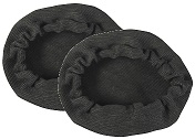 <b>P-EM-CLOTHC</b>: Replacement CLOTH Ear Pad Covers (pair) - Fits HDS and HBB models with Foam or Gel Ear Pads.
