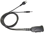 SNAP Series 1-Wire BRAIDED FIBER Surveillance Kit, Lapel Mic Style (1-wire) with noise reducing mic element for phones and tablets </strong></p>